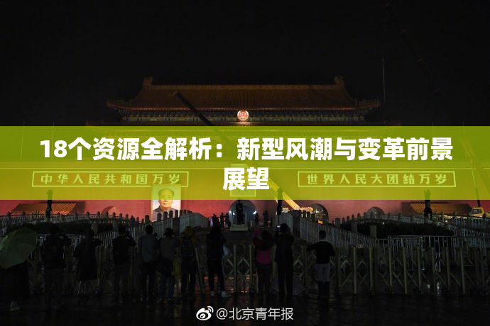 18个资源全解析：新型风潮与变革前景展望