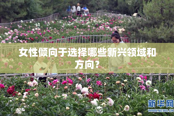 女性倾向于选择哪些新兴领域和方向？
