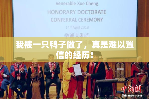 我被一只鸭子做了，真是难以置信的经历！