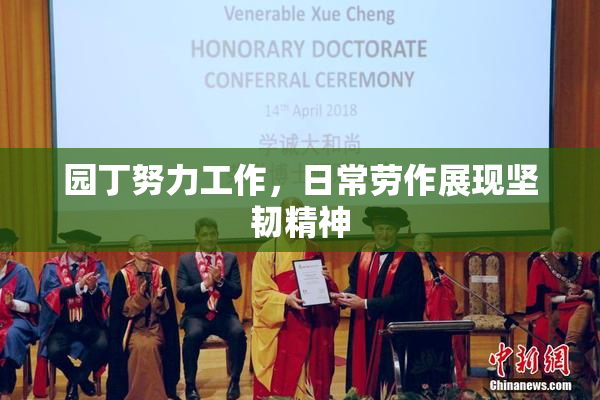 园丁努力工作，日常劳作展现坚韧精神