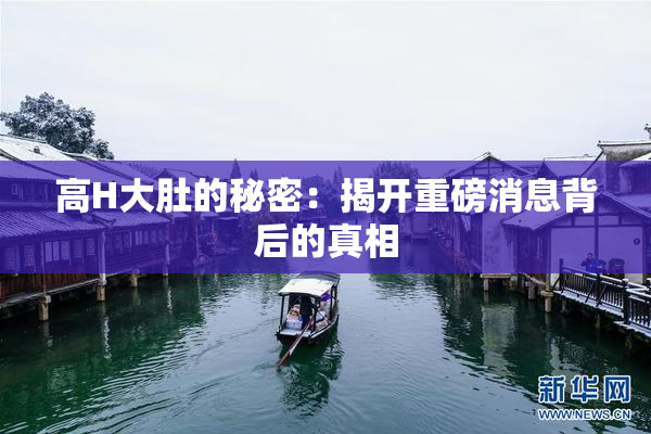 高H大肚的秘密：揭开重磅消息背后的真相