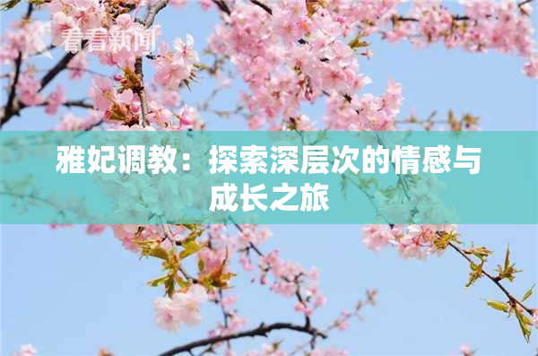 雅妃调教：探索深层次的情感与成长之旅