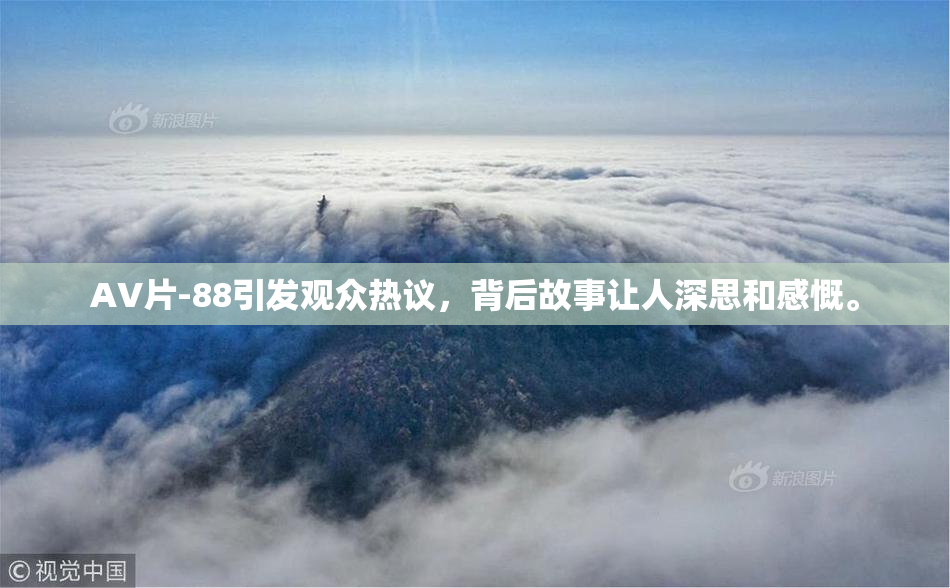 AV片-88引发观众热议，背后故事让人深思和感慨。