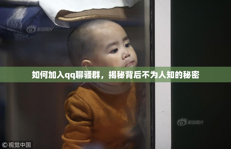 如何加入qq聊骚群，揭秘背后不为人知的秘密