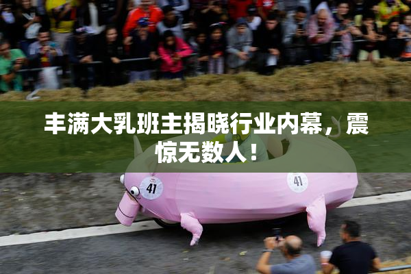 丰满大乳班主揭晓行业内幕，震惊无数人！