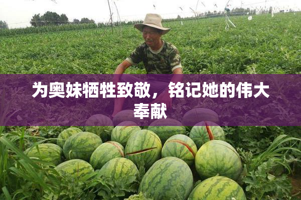 为奥妹牺牲致敬，铭记她的伟大奉献