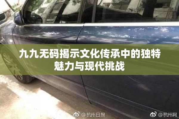 九九无码揭示文化传承中的独特魅力与现代挑战