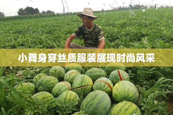 小舞身穿丝质服装展现时尚风采