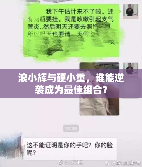 浪小辉与硬小重，谁能逆袭成为最佳组合？