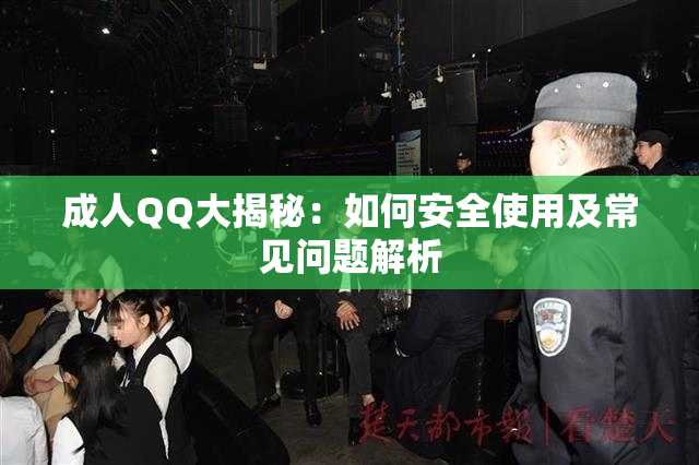 成人QQ大揭秘：如何安全使用及常见问题解析