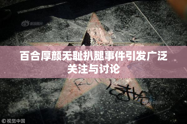 百合厚颜无耻扒腿事件引发广泛关注与讨论