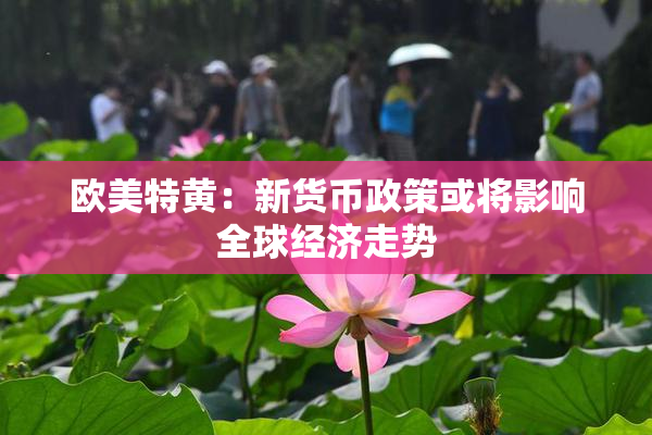 欧美特黄：新货币政策或将影响全球经济走势