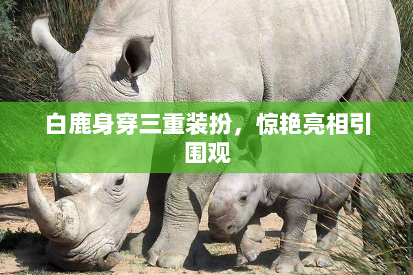 白鹿身穿三重装扮，惊艳亮相引围观