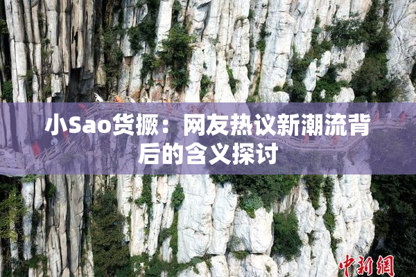 小Sao货撅：网友热议新潮流背后的含义探讨