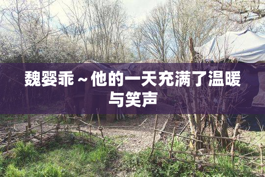 魏婴乖～他的一天充满了温暖与笑声