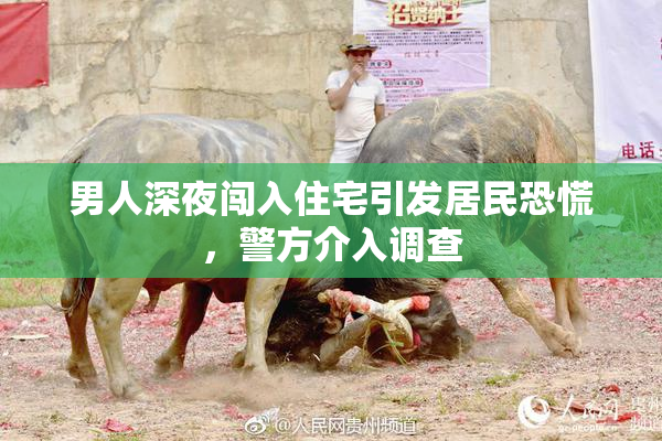 男人深夜闯入住宅引发居民恐慌，警方介入调查