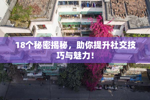 18个秘密揭秘，助你提升社交技巧与魅力！