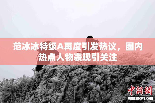 范冰冰特级A再度引发热议，圈内热点人物表现引关注