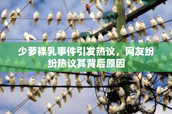 少萝裸乳事件引发热议，网友纷纷热议其背后原因