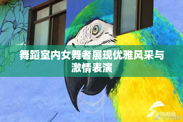 舞蹈室内女舞者展现优雅风采与激情表演