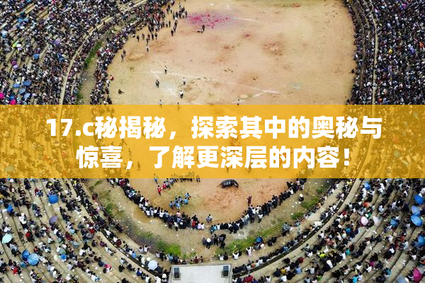 17.c秘揭秘，探索其中的奥秘与惊喜，了解更深层的内容！