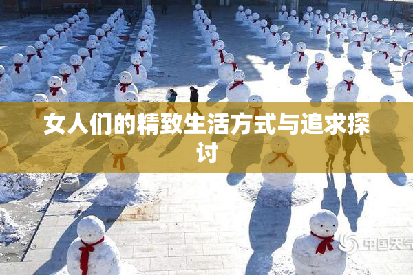 女人们的精致生活方式与追求探讨