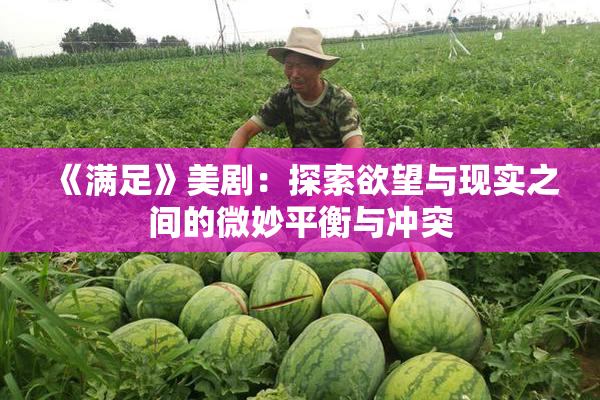《满足》美剧：探索欲望与现实之间的微妙平衡与冲突