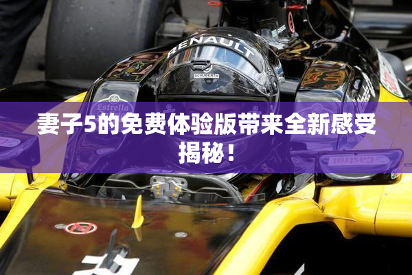 妻子5的免费体验版带来全新感受揭秘！