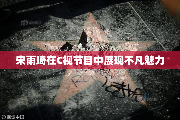 宋雨琦在C视节目中展现不凡魅力