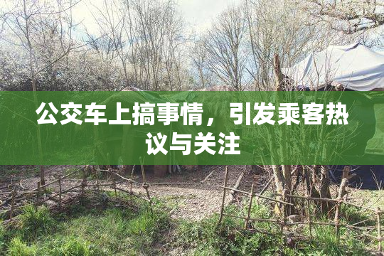 公交车上搞事情，引发乘客热议与关注