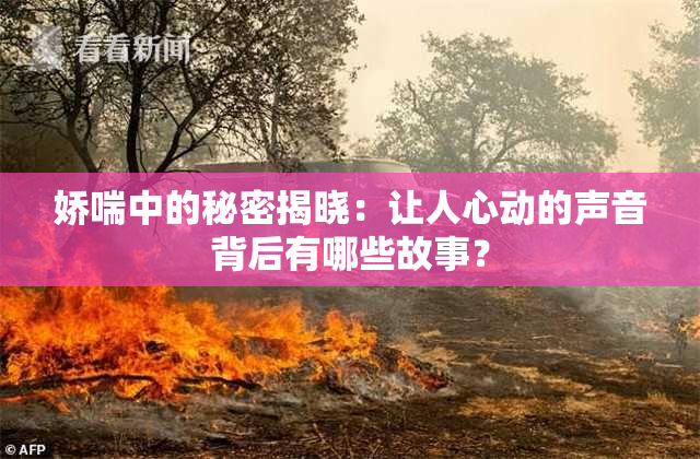娇喘中的秘密揭晓：让人心动的声音背后有哪些故事？