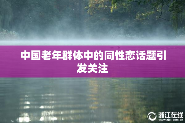 中国老年群体中的同性恋话题引发关注