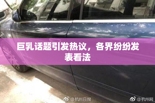 巨乳话题引发热议，各界纷纷发表看法