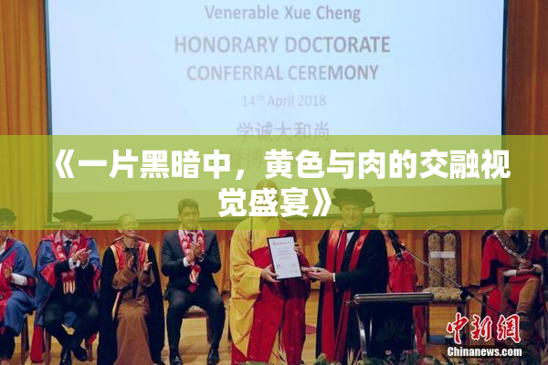 《一片黑暗中，黄色与肉的交融视觉盛宴》
