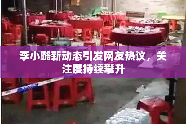 李小璐新动态引发网友热议，关注度持续攀升