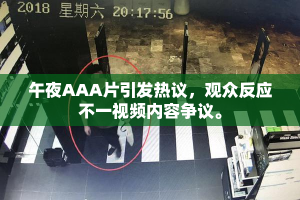午夜AAA片引发热议，观众反应不一视频内容争议。