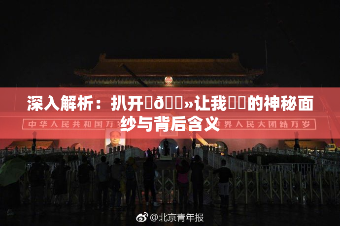 深入解析：扒开‌🐻让我❌‌的神秘面纱与背后含义