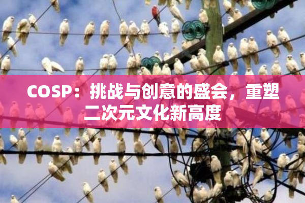 COSP：挑战与创意的盛会，重塑二次元文化新高度