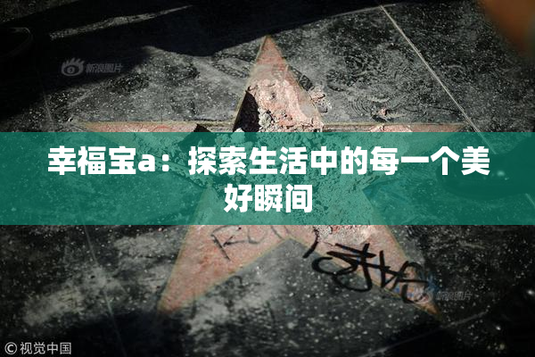 幸福宝a：探索生活中的每一个美好瞬间