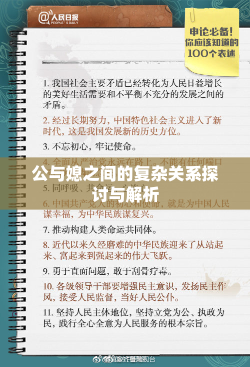 公与媳之间的复杂关系探讨与解析
