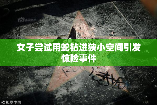 女子尝试用蛇钻进狭小空间引发惊险事件