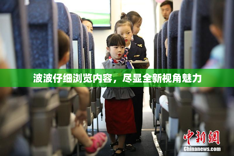 波波仔细浏览内容，尽显全新视角魅力