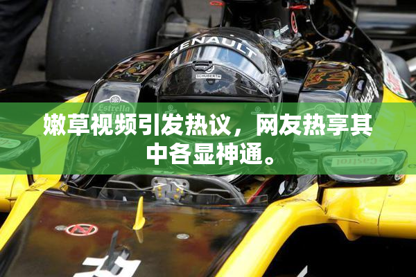 嫩草视频引发热议，网友热享其中各显神通。
