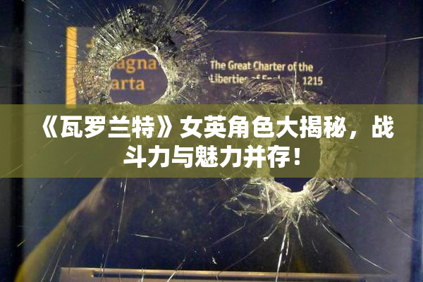 《瓦罗兰特》女英角色大揭秘，战斗力与魅力并存！