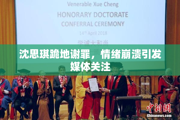 沈思琪跪地谢罪，情绪崩溃引发媒体关注