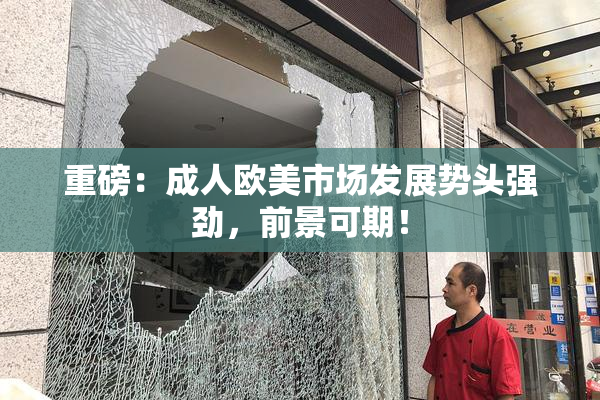 重磅：成人欧美市场发展势头强劲，前景可期！