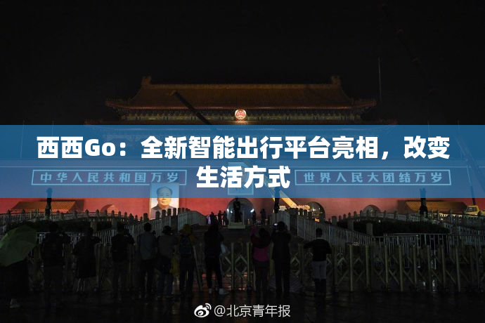 西西Go：全新智能出行平台亮相，改变生活方式