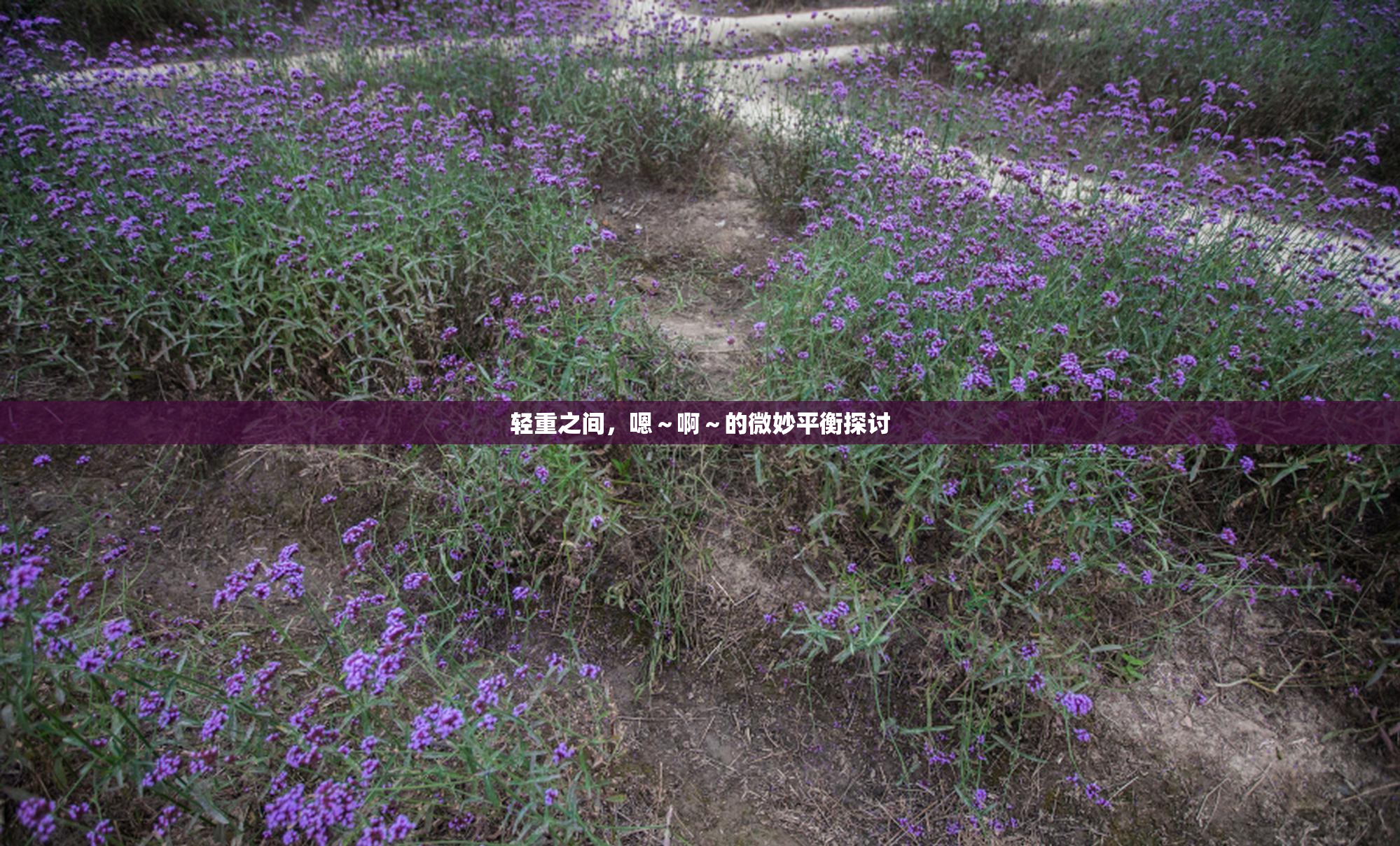 轻重之间，嗯～啊～的微妙平衡探讨