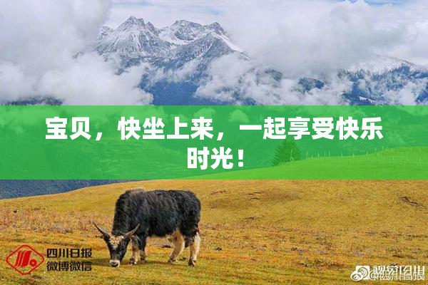 宝贝，快坐上来，一起享受快乐时光！