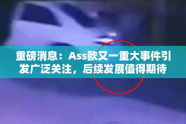 重磅消息：Ass欧又一重大事件引发广泛关注，后续发展值得期待！